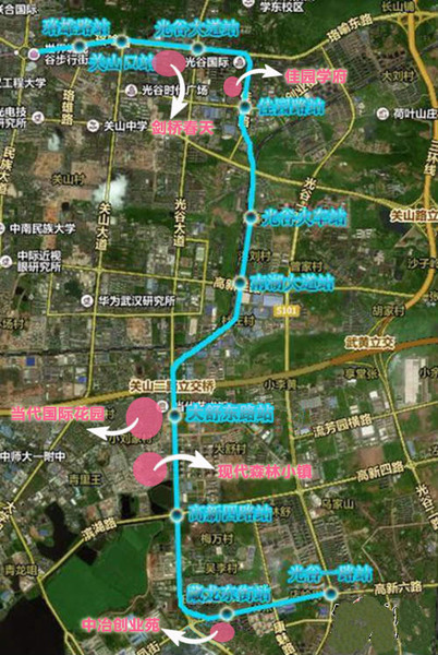 武汉地铁2号线南延长线8月开工 将贯穿光谷