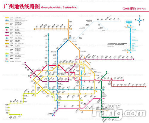 广州地铁线路图高清 2015广州地铁线路图高清-广州新房网-搜房网