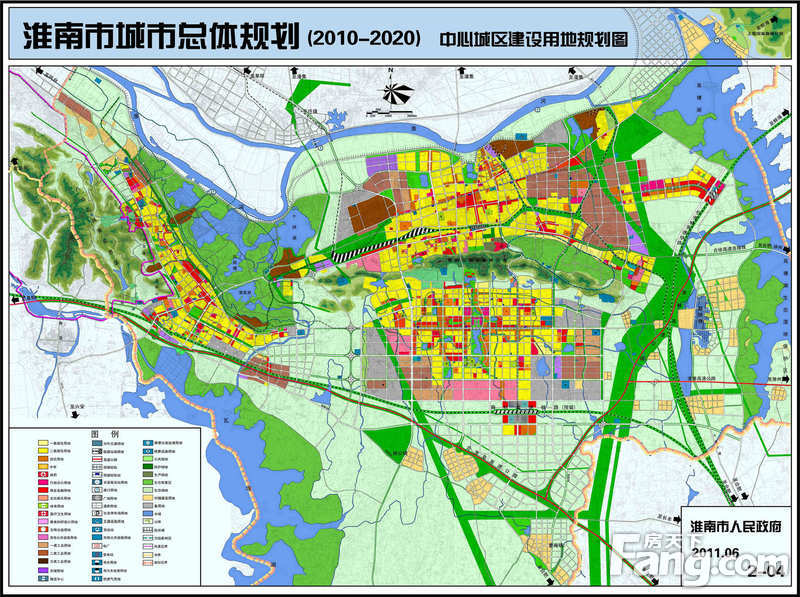 淮南市城市总体规划简介