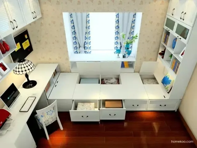 榻榻米+收纳+飘窗如何轻松扩容20㎡-家居快讯-广州搜房网家居装修