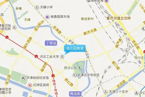 该小区位于红桥红塔寺大道与桃花堤西道交口周边配套:交通:丁字沽站