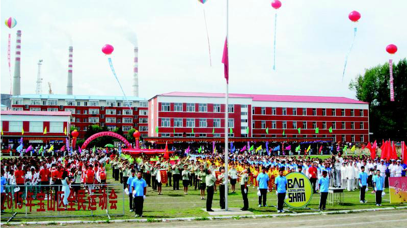 双鸭山宝山区举行年度全民运动会图片
