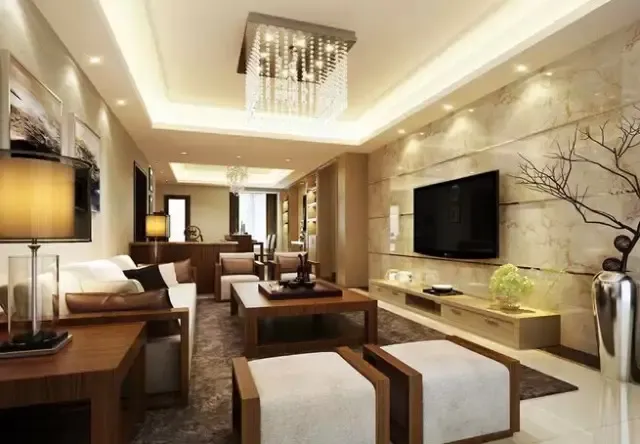 2015最流行的22款电视背景墙 客厅装修颜值就靠它了!-家居快讯-广州搜房网家居装修