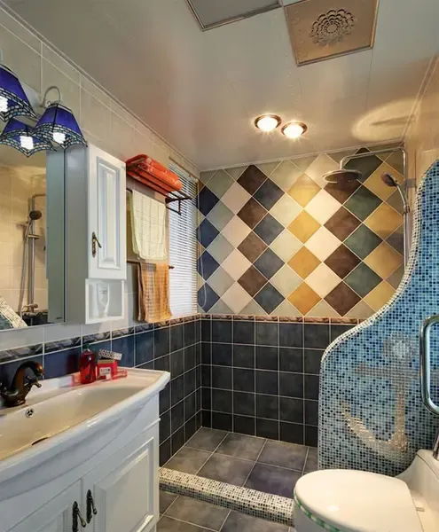 南意大利的95平地中海风格装修 比经典蓝白更