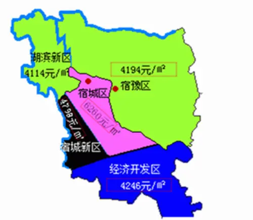 7月宿迁房价上涨各区房价地图曝光