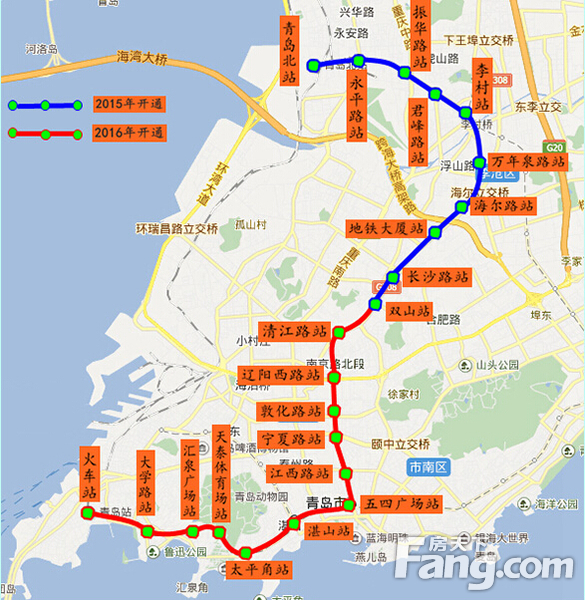 青岛 m3号线是青岛市首条 线路.图片