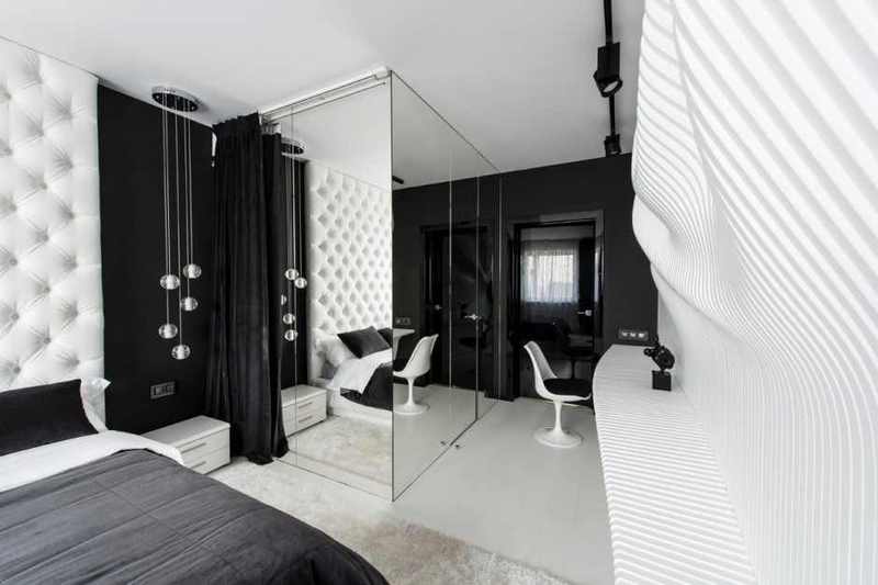 黑白经典搭配 现代简约风卧室设计装修案例