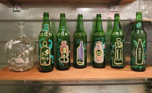啤酒瓶装饰