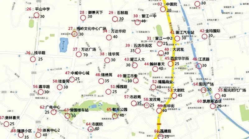 晋江将设百个公共自行车租赁点 取消临时公共