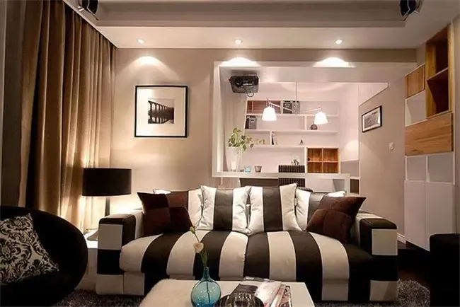 110平现代简约风格装修样板间 12万全包客厅还能隔出大书房-家居快讯-广州搜房网家居装修