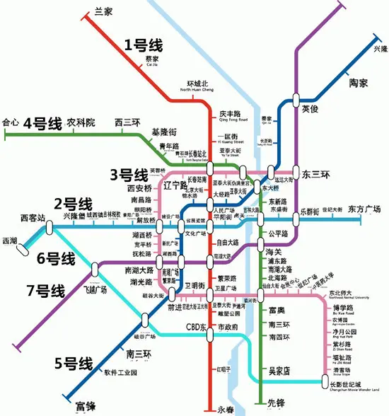 地铁线路图