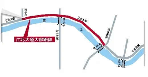 江北大道将进行"大修手术"三个月 计划年内开工-南宁房天下