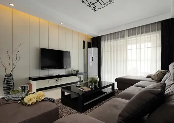 2015年6款现代简约客厅电视背景墙效果图(图)_房产资讯-鹰潭搜房网