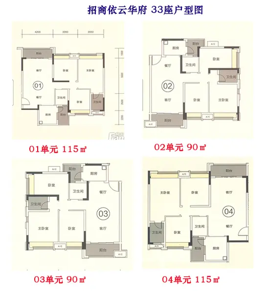 招商依云华府33座户型图