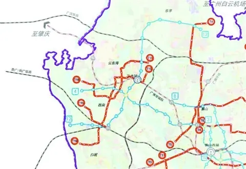 三水迎来地铁新时代!地铁4、12号线规划经三水