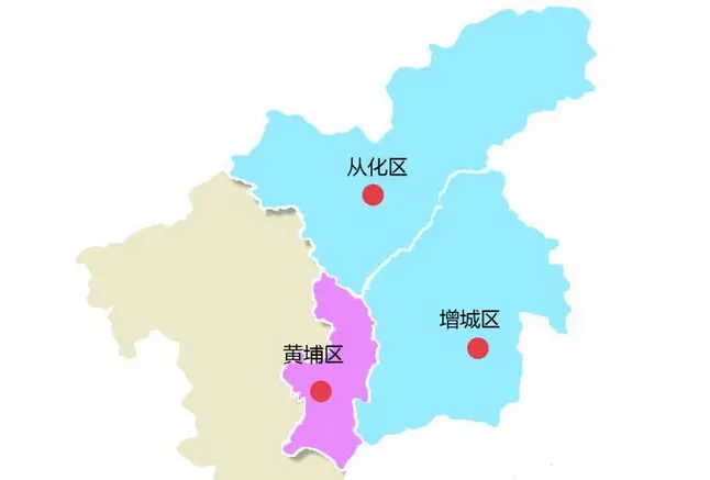 在广州新一轮行政区划调整中,增城是第一个挂牌的;而今年8月12日,从化