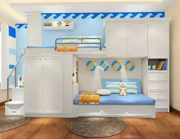 精品小户型装修好漂亮的上下床 小户型轻松一房变两房!-家居快讯-广州搜房网家居装修