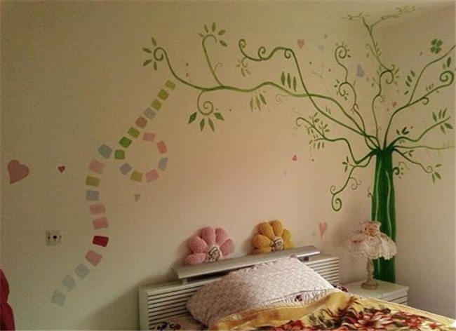 儿童房手绘墙如何设计 儿童房手绘墙效果