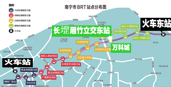 未来可享受广西首条brt,毗邻南宁火车东站.图片