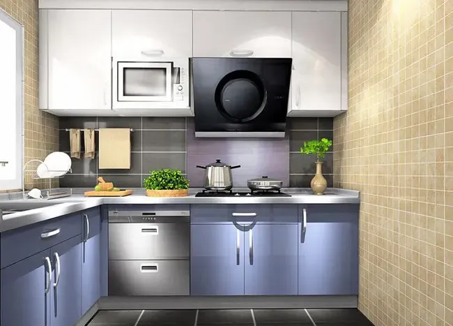 5平米小户型厨房装修效果图 小户型L型厨房设计效果-家居快讯-广州搜房网家居装修