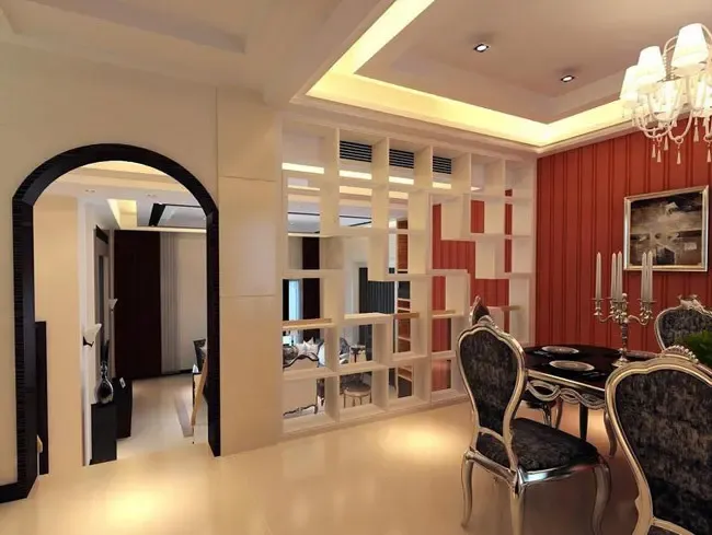 隔断客厅餐厅装修效果图 2015新款客厅隔断设计-家居快讯-沈阳搜房网家居装修