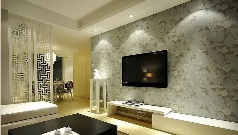 全新款简约风客厅电视背景墙装修效果图2015 现代客厅流行之美-家居快讯-广州搜房网家居装修
