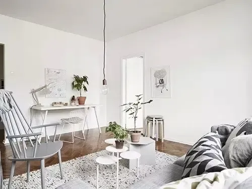 66平米小户型简约北欧风格装修效果图 时尚北欧家居装修-家居快讯-广州搜房网家居装修