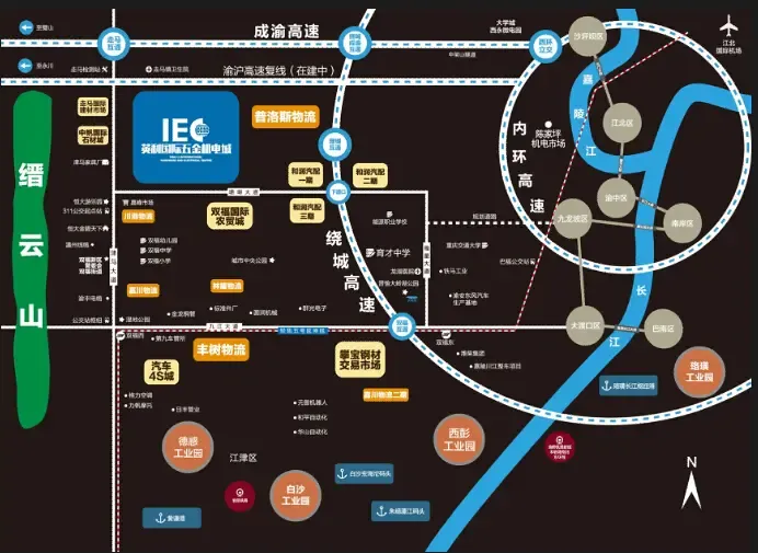 蓄力双福多维路网 英利抢滩西南物流进出大通
