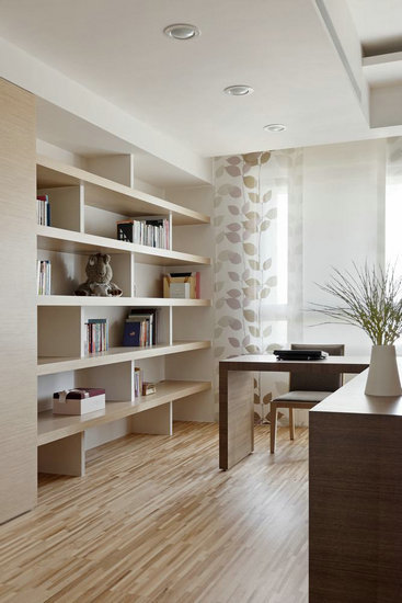 小户型现代简约风格书房设计效果图 小户型装修出大书房