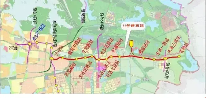 3年后地铁横贯光谷东西万科嘉园区域价值再升