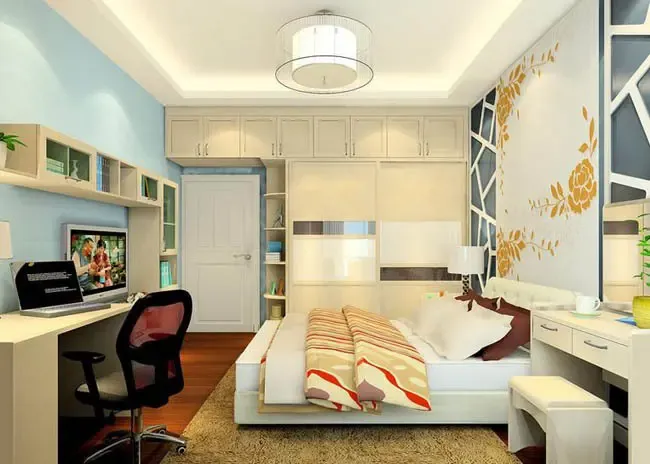 20款北欧风格宜家卧室设计装修实景样板间 感