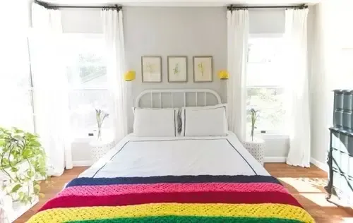 80平现代简约北欧风格混搭装修样板间效果图