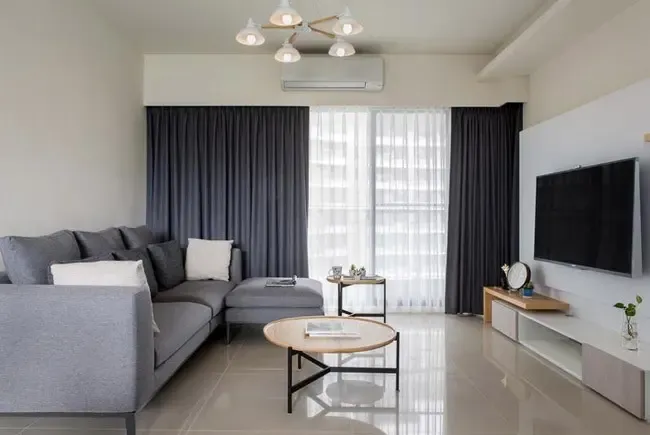 现代流行款普通家庭客厅装修效果图 2015装修必看!