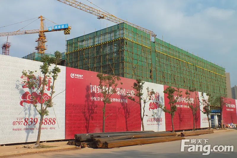 中航云府最新实景来鉴赏咯,城央叠墅预约认购中!