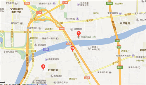 青新高速路,黑龙江中路,重庆北路以及双流高架桥,四条道路南北贯通图片