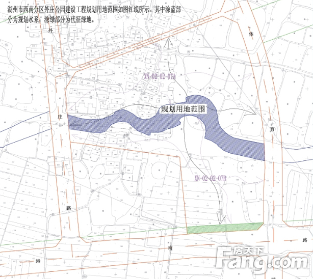 【湖州】市场 :湖州市西南分区外庄公园用地规划许可批前公示