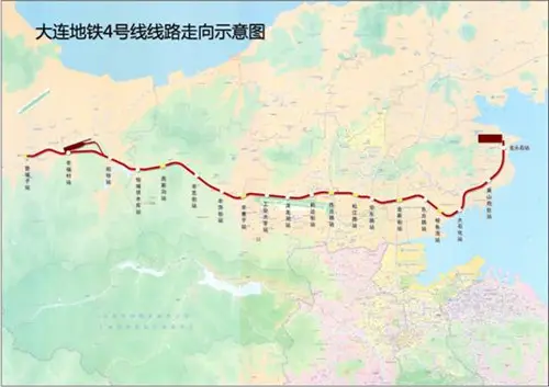2015年,大连地铁一,二号线先后投入使用,而1,2号线的二期工程紧随其后
