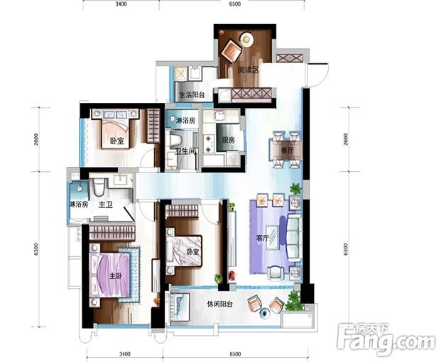 宝能城bd89平户型图