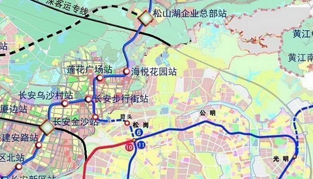东莞深圳两市地铁拟定5个衔接方案