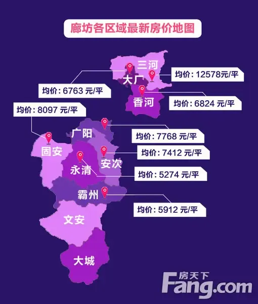 房价地图:这几个盘低于区域均价 还不来捡漏-廊坊新房网-搜房网