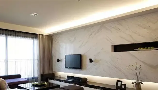 盘点2015年欧式客厅大理石电视背景墙效果图 时尚家居装修精选-家居快讯-广州搜房网家居装修