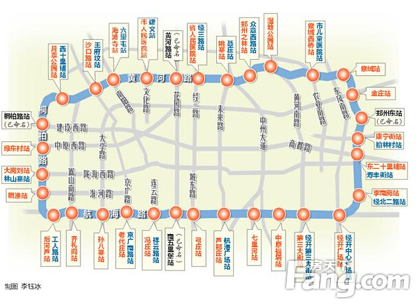 郑州新地铁规划出炉图片