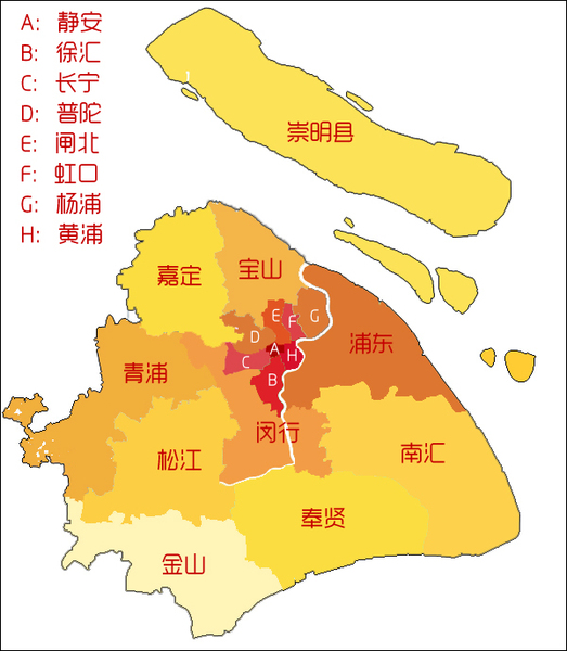 【上海】市场 :5年沪新房均价上涨42.5 竟有板块跌幅超6万