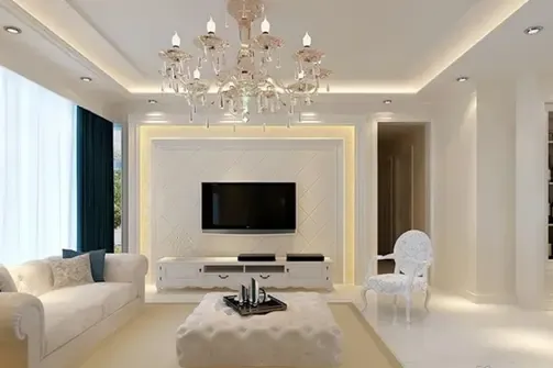 新款简欧风格电视背景墙效果图2015款 让你尽享轻奢生活-家居快讯-广州搜房网家居装修