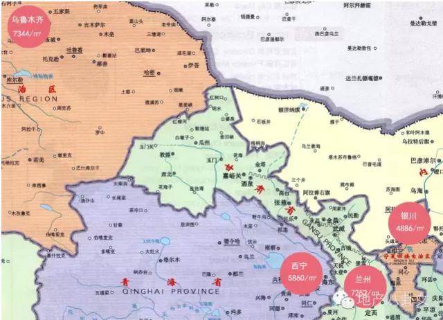 你的工资每月能买多少平米房子请看中国房价地图哭