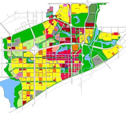 南部新城规划图