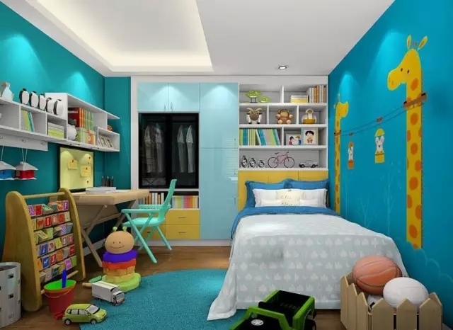 儿童房间装修效果图卡通儿童房间装修图片2