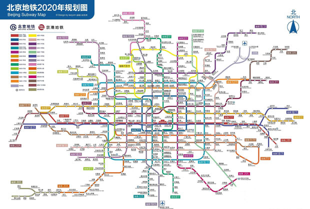 2020年北京规划线路图