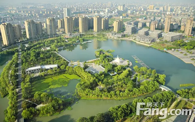 曲江公园实景图