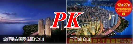 福州江景房大pk:三江城vs金辉淮安国际住区